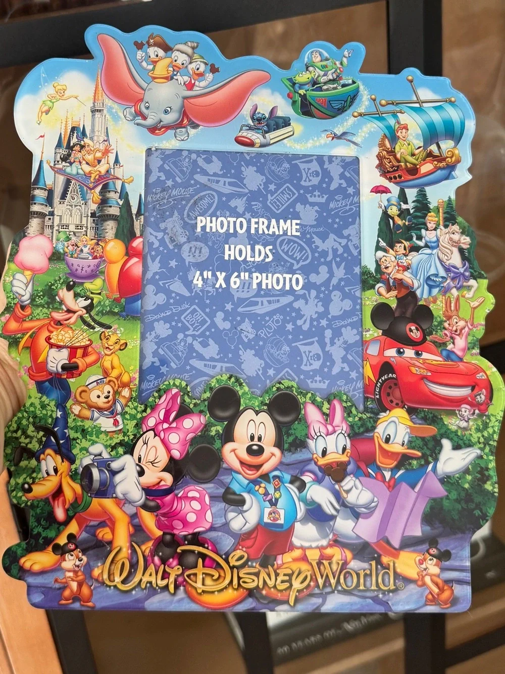 Disney Parks 4”x 6” Frame pixar castle princess cars dumbo peter pan mickey